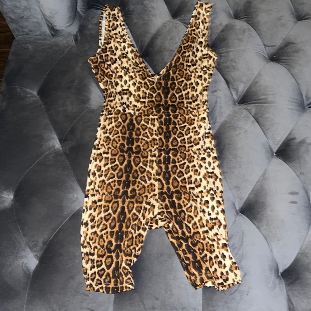 Cheetah romper